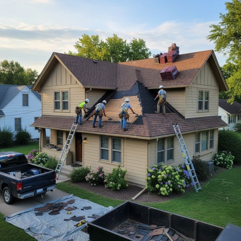 Damaged Roof Replacement